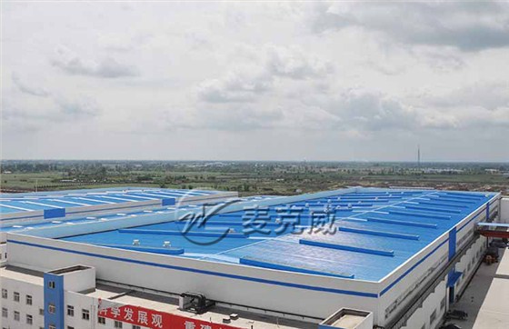 東方汽輪機機械制造業屋頂通風天窗工程