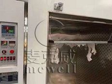 140℃，10分鐘，大面積破洞